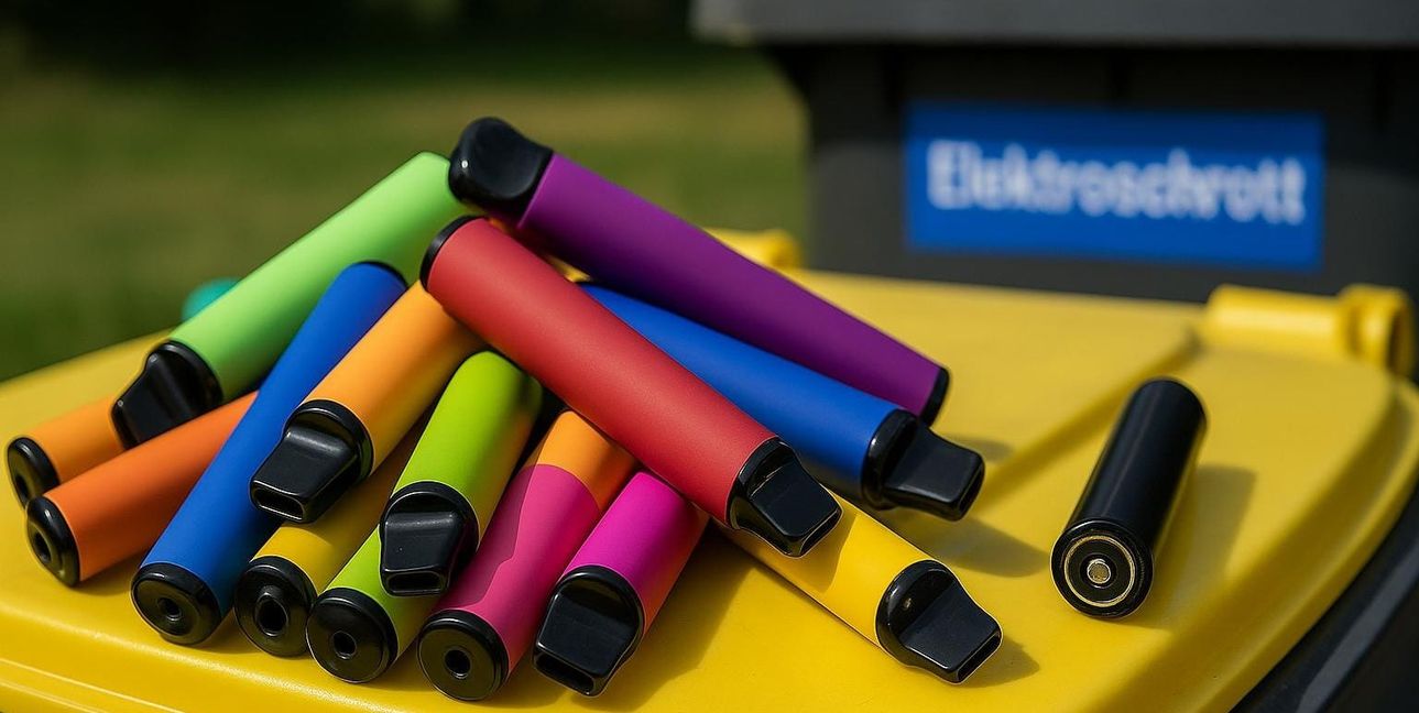 Die Böblinger Abfallwirtschaft warnt: Vapes gehören nicht in den Restmüll, sondern auf den Wertstoffhof.
