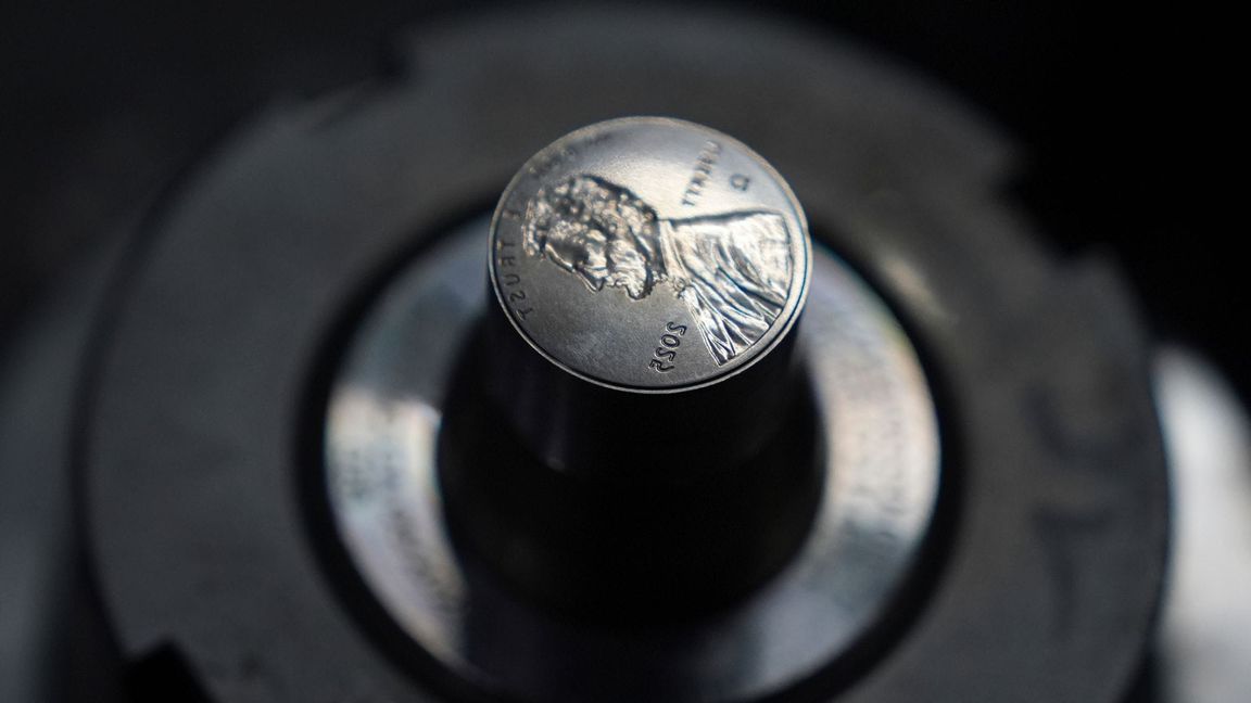 Diese Matrize zum Prägen von Pennys wird künftig nicht mehr gebraucht.