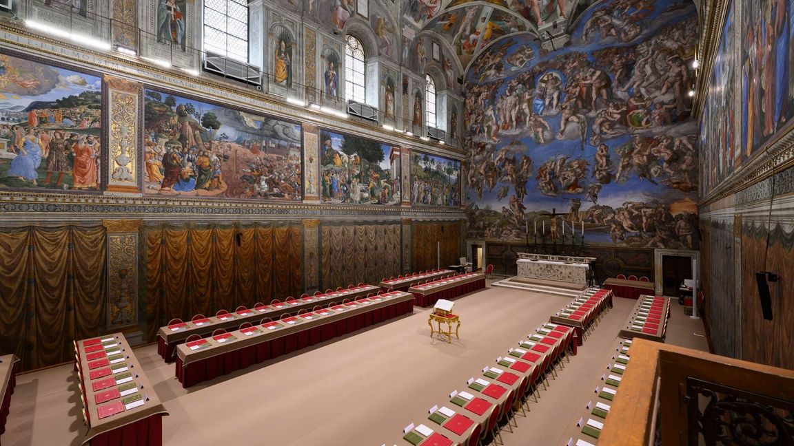 In der Sixtinischen Kapelle entscheidet sich in den nächsten Tagen, wer neuer Papst wird.