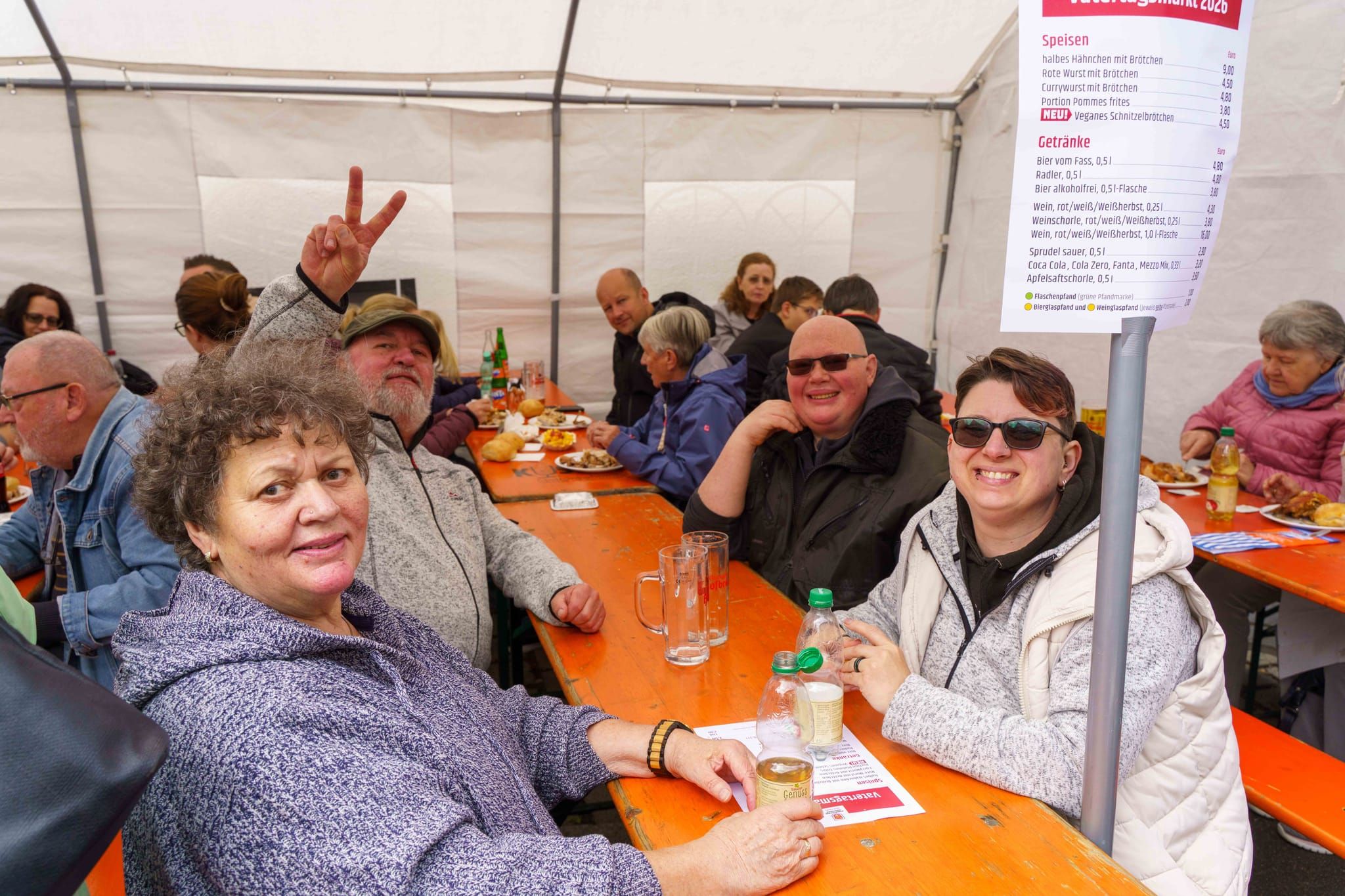 Jede Menge los war auf dem Döffinger Vatertagsmarkt.