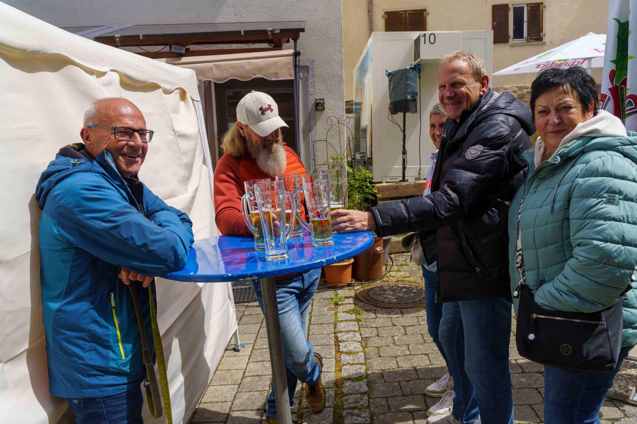 Jede Menge los war auf dem Döffinger Vatertagsmarkt.