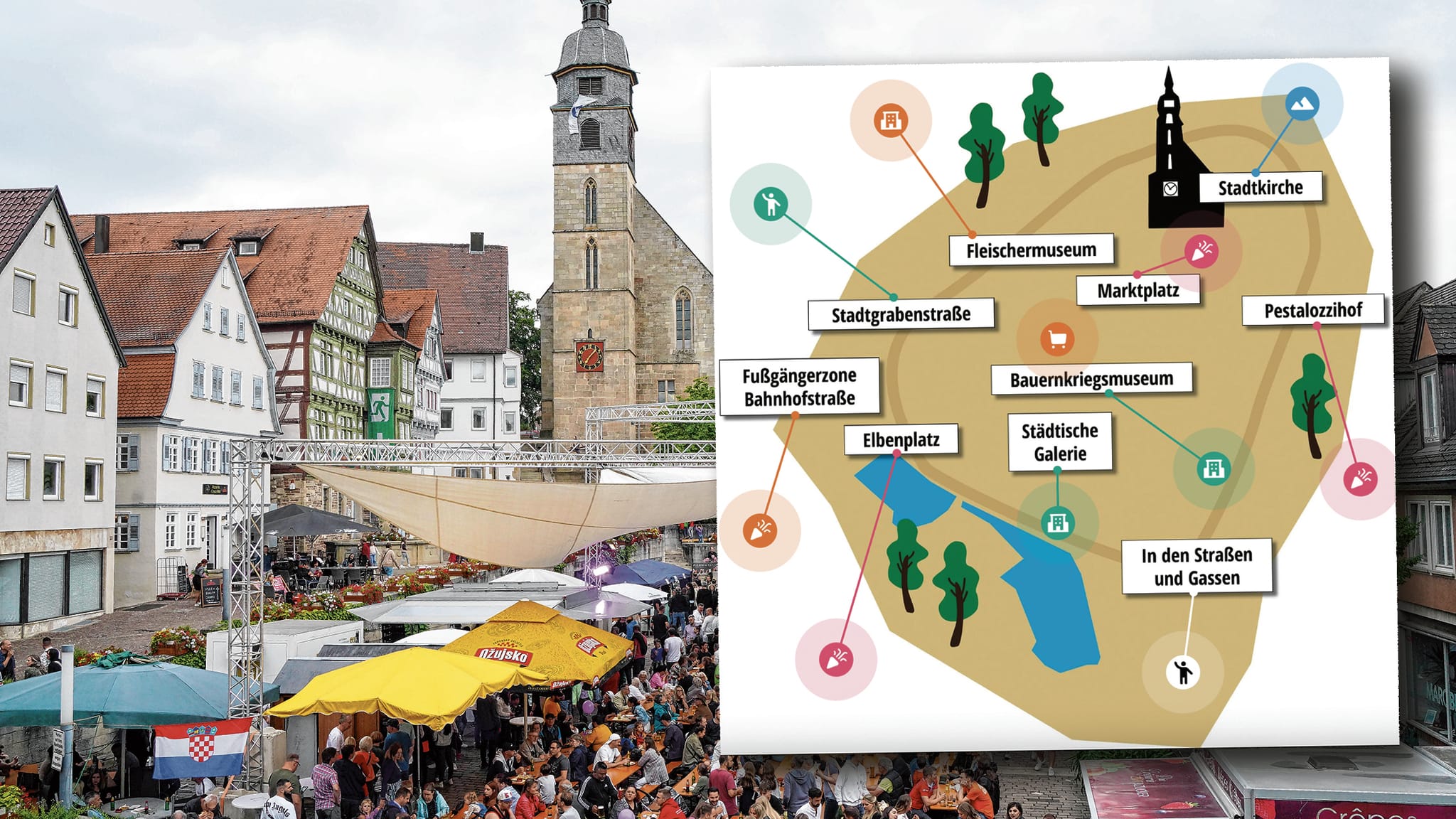 Vom 5. Juli bis zum 7. Juli steigt das Stadtfest in Böblingen.