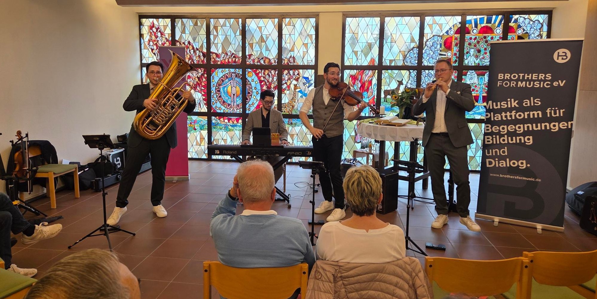 Die Hanke Brothers gastierten in der Klinikkapelle Sindelfingen.
