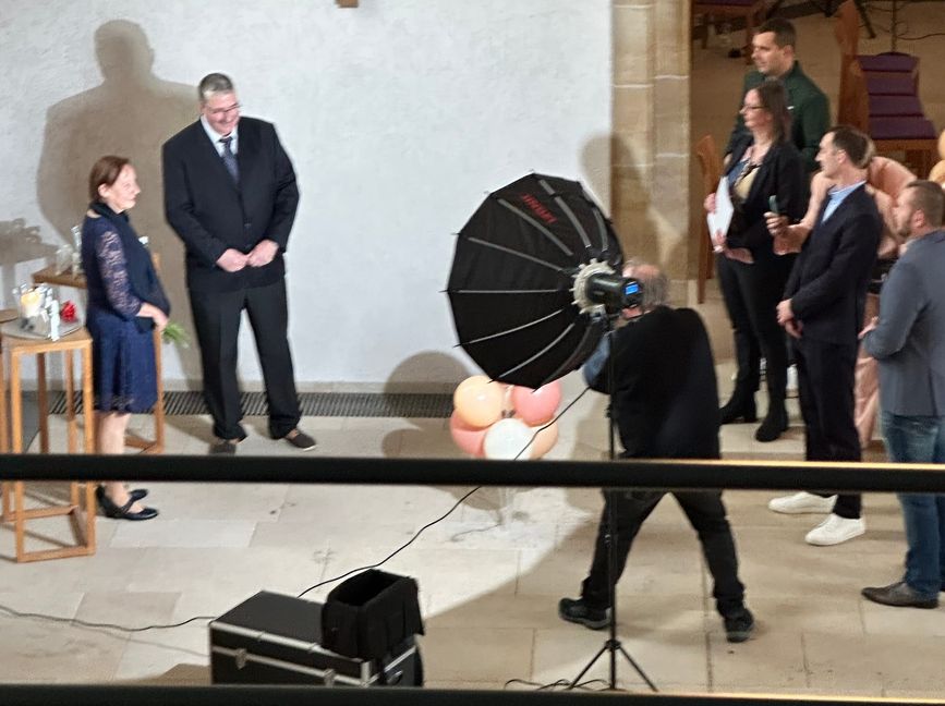 Für die Paare gibt es auch ein Foto-Shooting.