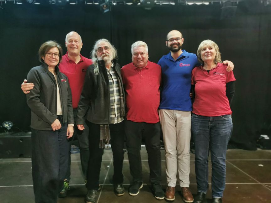 Der neue Vorstand der IG Kultur Sindelfingen (von links): Dora Jandeisek, Ingo Liedtke, Albrecht Barth, Hilmar Kallweit, Thilo Münz, Dorothee Paucke.  Bild: IG Kultur