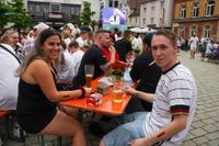 Tolle Stimmung beim Public Viewing auf dem Sindelfinger Wettbachplatz