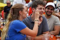 Tolle Stimmung beim Public Viewing auf dem Sindelfinger Wettbachplatz