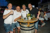 Tolle Stimmung beim Public Viewing auf dem Sindelfinger Wettbachplatz