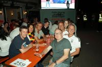 Tolle Stimmung beim Public Viewing auf dem Sindelfinger Wettbachplatz