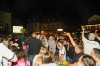 Tolle Stimmung beim Public Viewing auf dem Sindelfinger Wettbachplatz