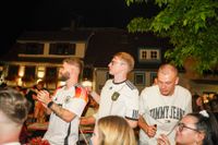 Tolle Stimmung beim Public Viewing auf dem Sindelfinger Wettbachplatz