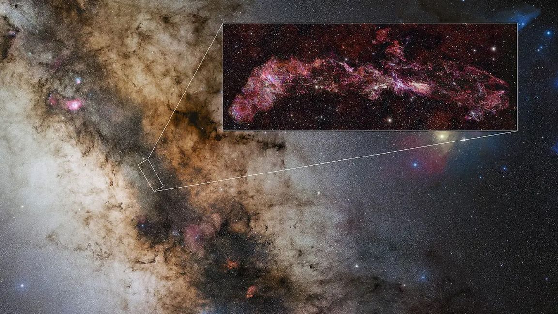 Die Zentrale Molekulare Zone der Milchstraße kann dem Universum in seiner Frühzeit ähneln.