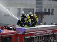 Mit Blaulicht und Atemschutz probte die Feuerwehr Magstadt den Ernstfall.