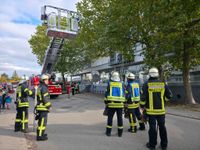 Mit Blaulicht und Atemschutz probte die Feuerwehr Magstadt den Ernstfall.