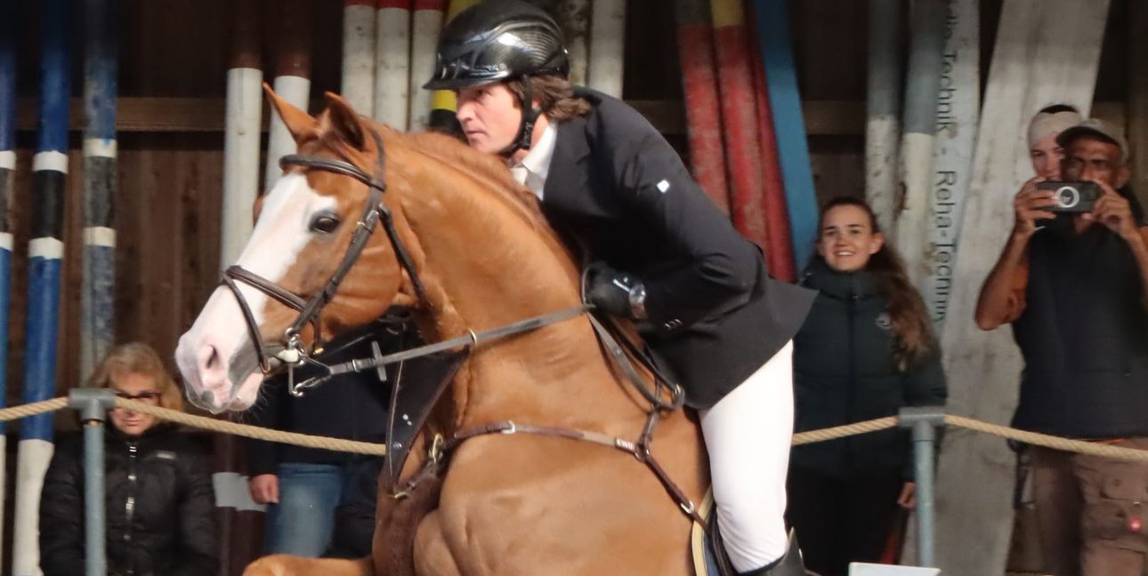 Thomas O´Brien reitet in Böblingen von einem Sieg zum nächsten.Bild: Häusler