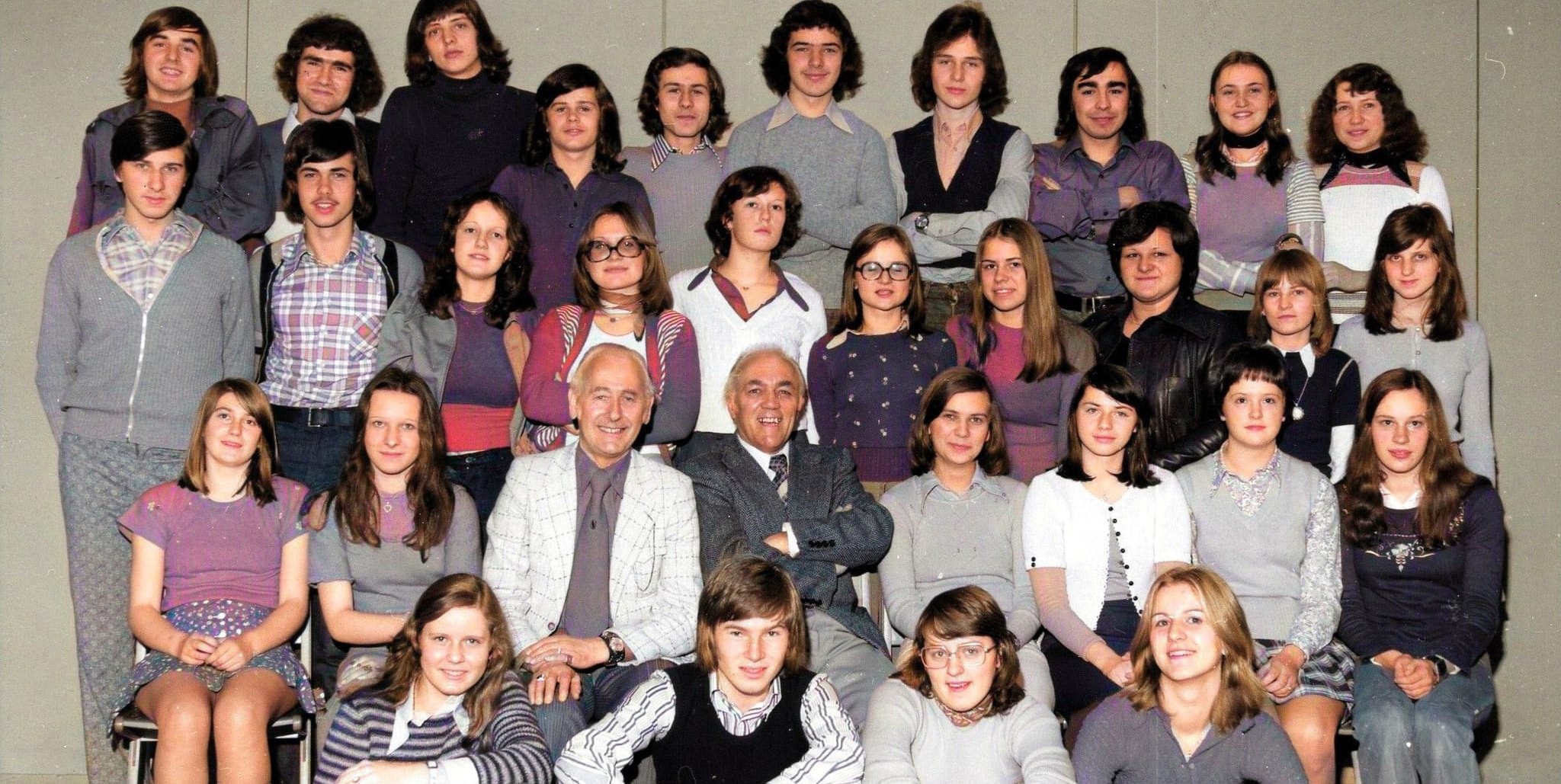 So sah man 1974 als junger Mensch aus.