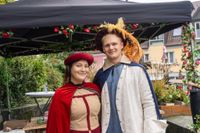 Buntes Treiben beim Böblinger Mittelaltermarkt auf dem Schlossberg.