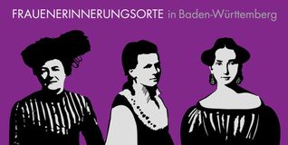 Mit diesem Plakat wirbt der Landesfrauenrat für Veranstaltungen.