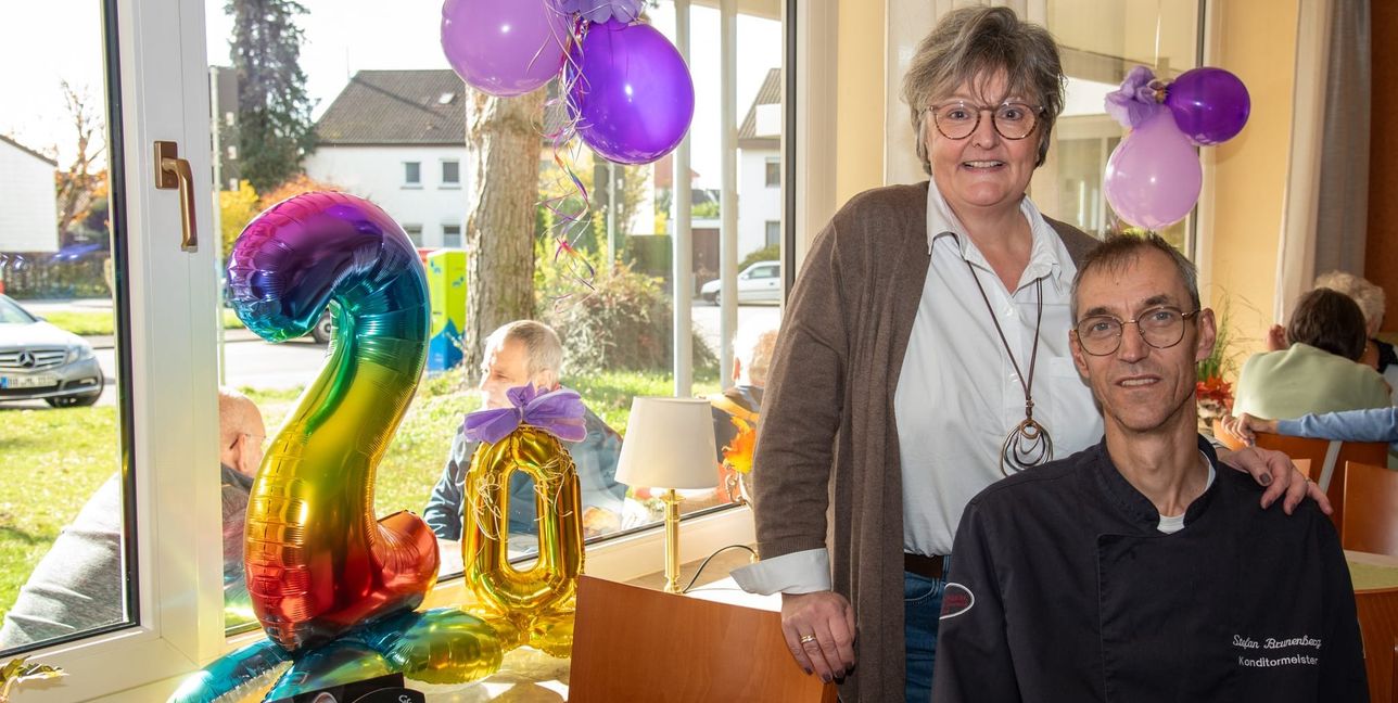 Konditormeister Stefan Brunenberg und seine Frau Sandy Brunenberg.