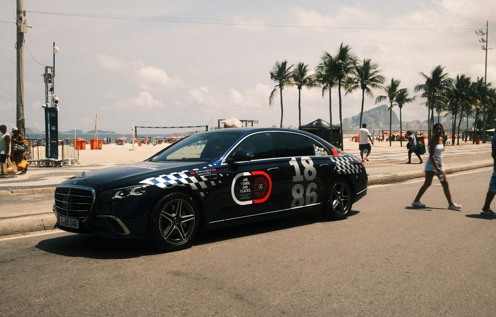 Die neue S-Klasse in Südamerika.