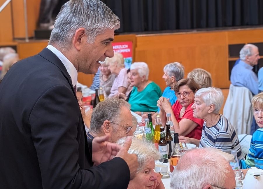Seniorennachmittag in der Stadthalle. Bild: z