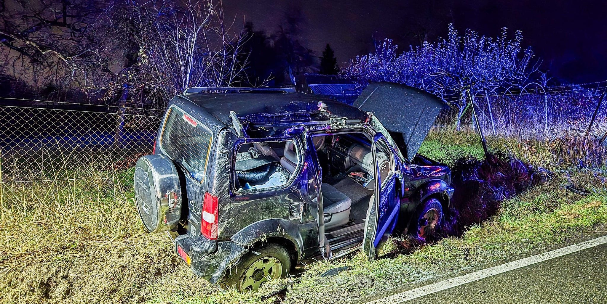 Der Geländewagen musste abgeschleppt werden.