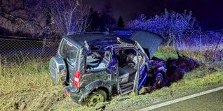 Der Geländewagen musste abgeschleppt werden.