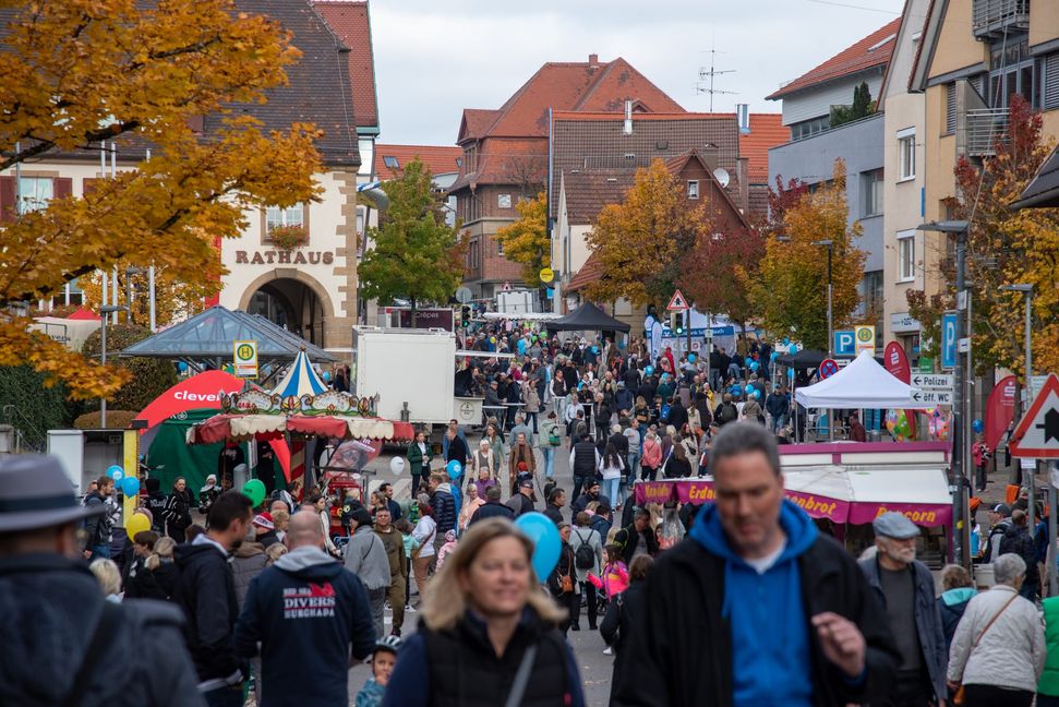 Tausende besuchten den Holzgerlinger Herbst.