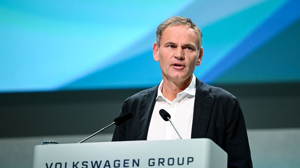 "Volkswagen ist in der Lage, schnell zu entwickeln. Effizient und effektiv – mit Europe Speed": VW-Chef Oliver Blume.
