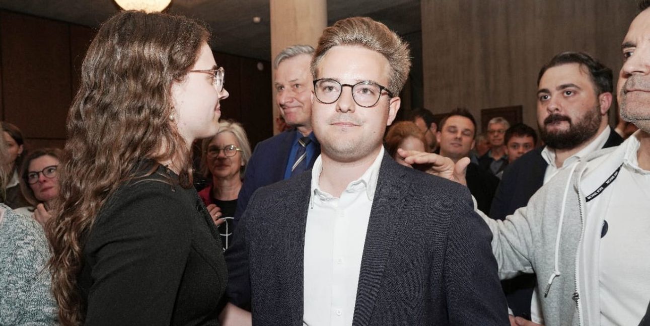 Max Reinhardt: Enttäuschung nach der hauchdünnen Niederlage.