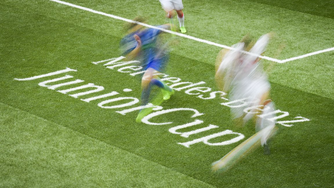 Feature
GES/ Fussball/ Hallenturnier: Mercedes-Benz JuniorCup 2019, 06.01.2019
Football, Soccer: Under 19 Indoor-Tournament, Sindelfingen, January 6, 2019