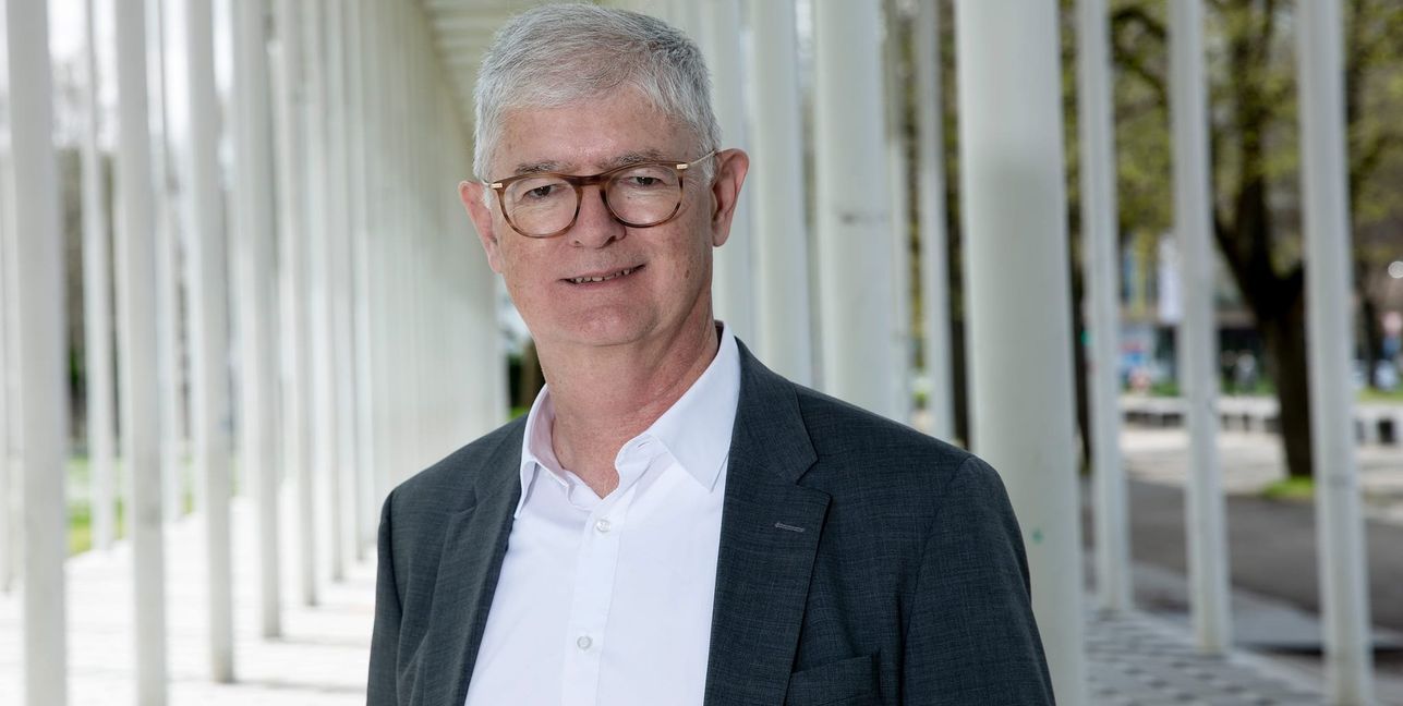 Alfred Kappenstein in der Böblinger Wandelhalle. Der 66-Jährige wurde in diesem Monat in den Ruhestand verabschiedet. Bild: Staber