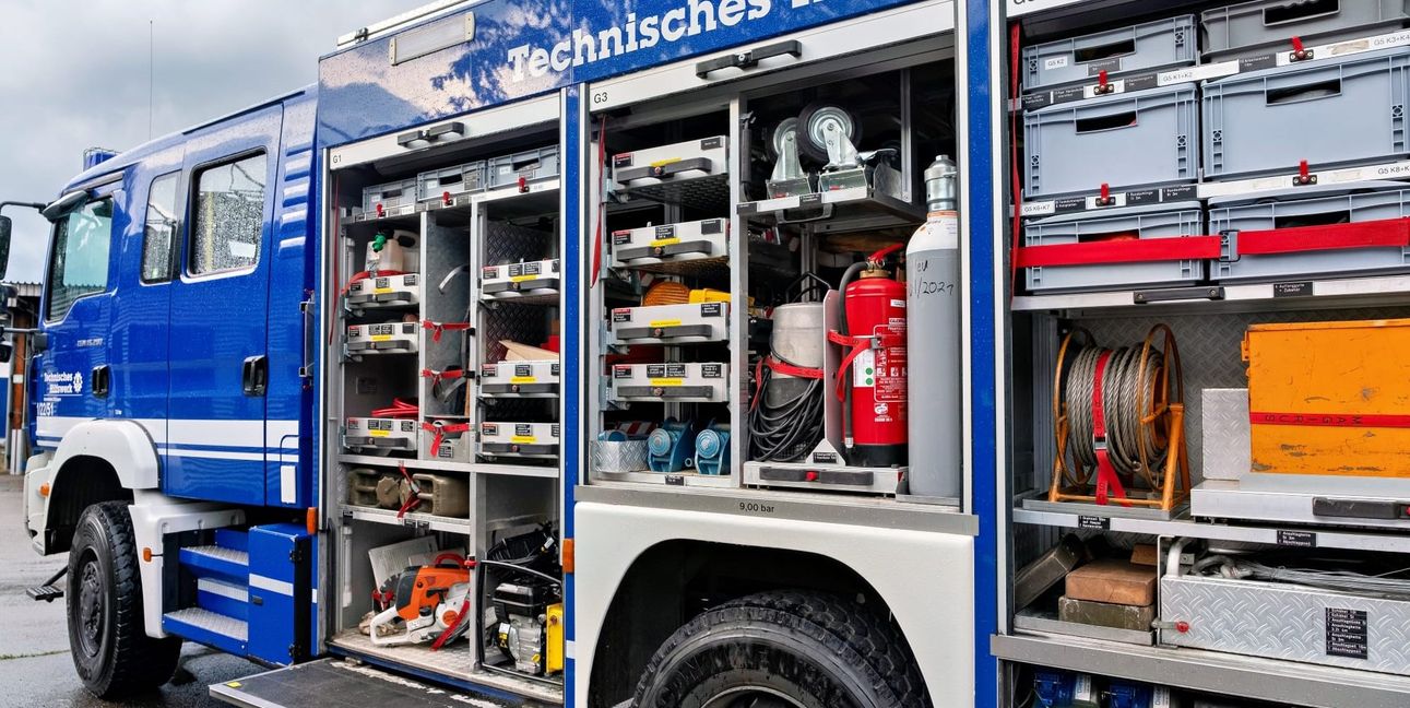 Das THW in Böblingen erhält neues Einsatzfahrzeug.