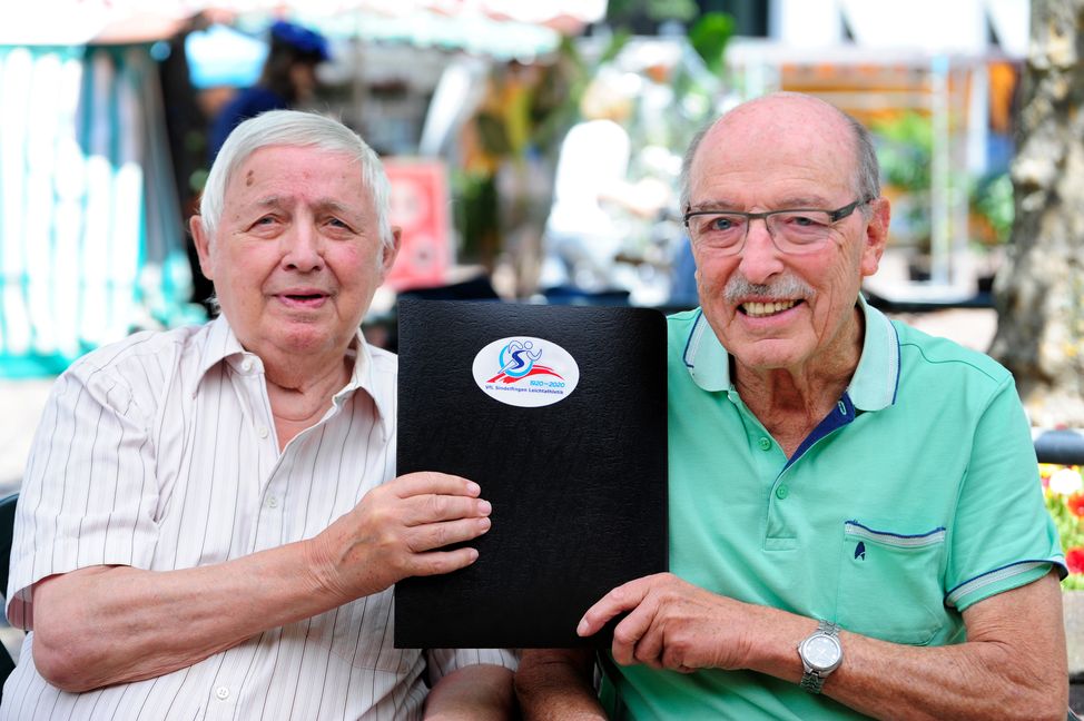 25.6.20 VfL Sindelfingen Leichtathletik - Herbert Bohr und Dieter Gauger