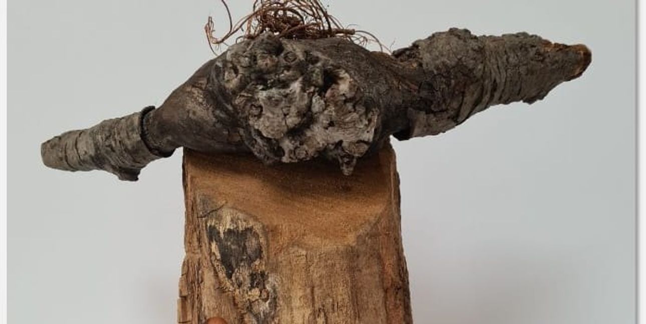 Immer zum Jahreswechsel lädt das Landratsamt ins Foyer zur Ausstellung mit Arbeiten regionaler Künstlerinnen und Künstler, deren Arbeiten maximal 999 Euro kosten. Der Online-Katalog steht unter www.lrabb.de/kunst im Netz. Die Ausstellung kann bis zum 24. Januar im Landratsamt besucht werden. (Unser Foto zeigt Stephanie Brachtl: „Variotion in Holz“.