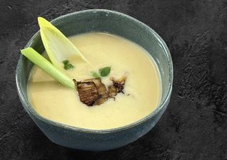 Raffinierte Chicoree-Suppe.