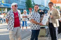 Seit fünf Jahren sorgt Salvatore Romeo mit seinem Curry Truck für Leben am grünen Platz.