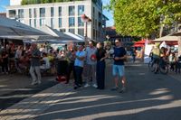 Seit fünf Jahren sorgt Salvatore Romeo mit seinem Curry Truck für Leben am grünen Platz.