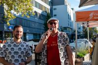 Seit fünf Jahren sorgt Salvatore Romeo mit seinem Curry Truck für Leben am grünen Platz.