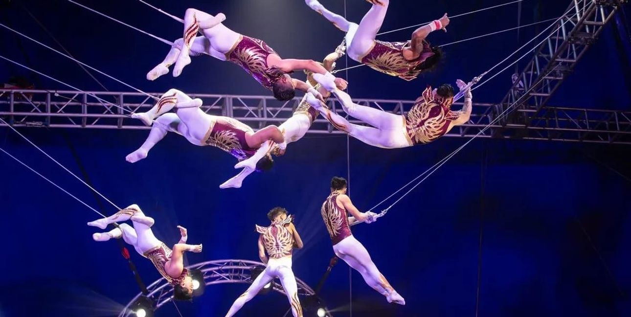 Weltklasse am Trapez: Flying Gonzalez.