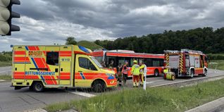 Großeinsatz auf der Autobahn bei Leonberg.