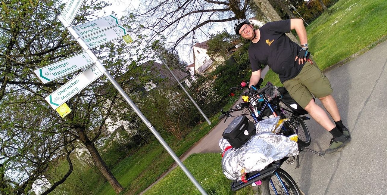 Markus Schlegel ist mit der Schokolade unterwegs.