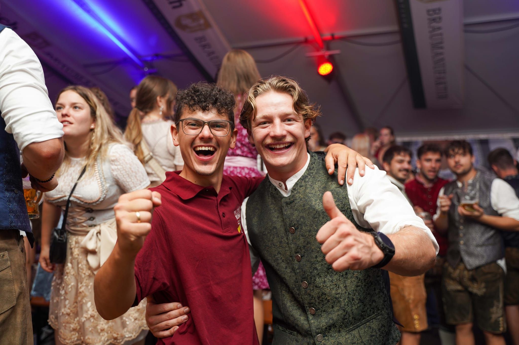 Das Volksfest kann kommen: Wasen-Warm Up in Dagersheim.