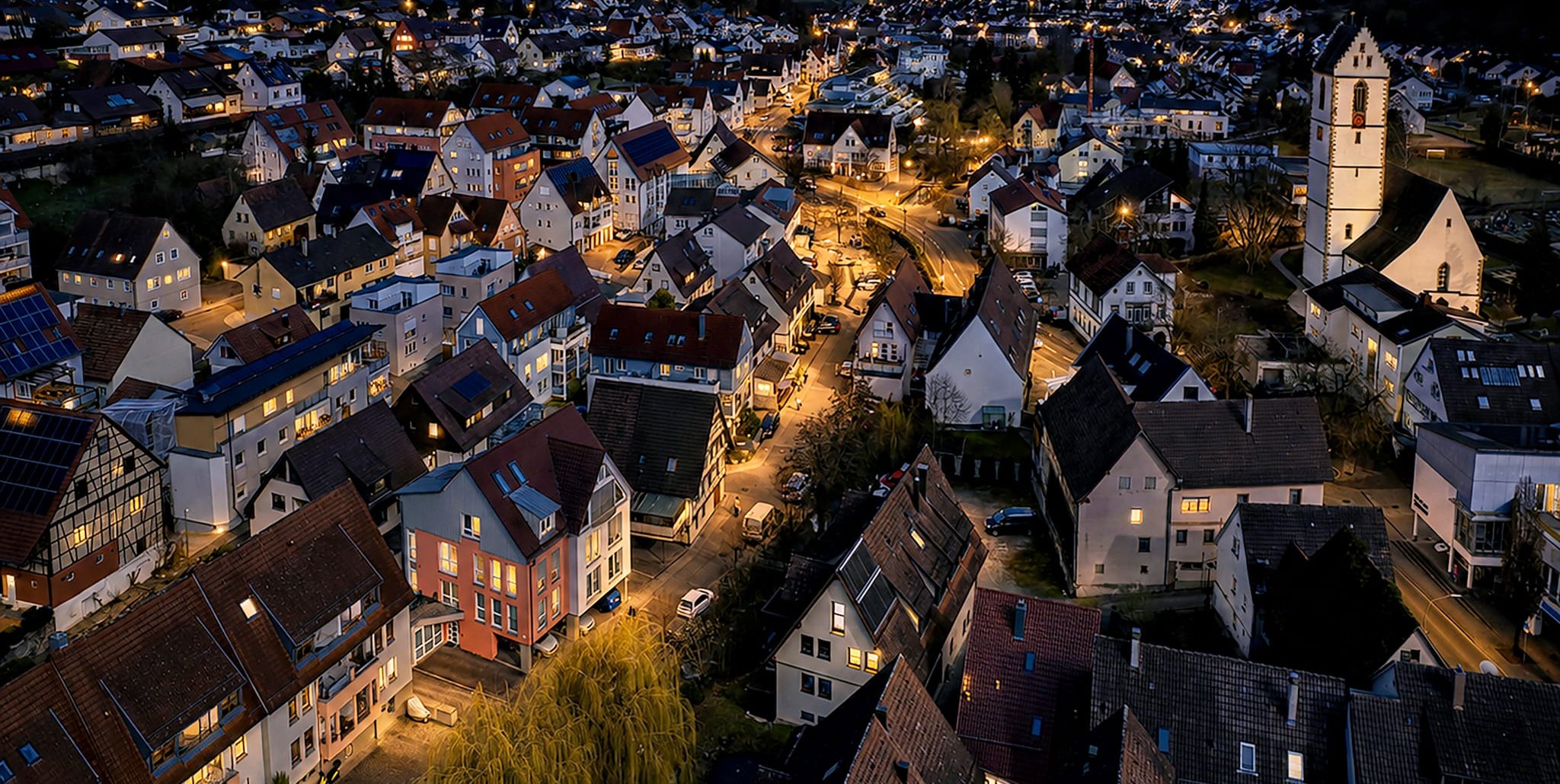 Erhebliche Stromkosten konnten in Aidlingen durch die Umstellung der Straßenbeleuchtung auf LED erzielt werden.