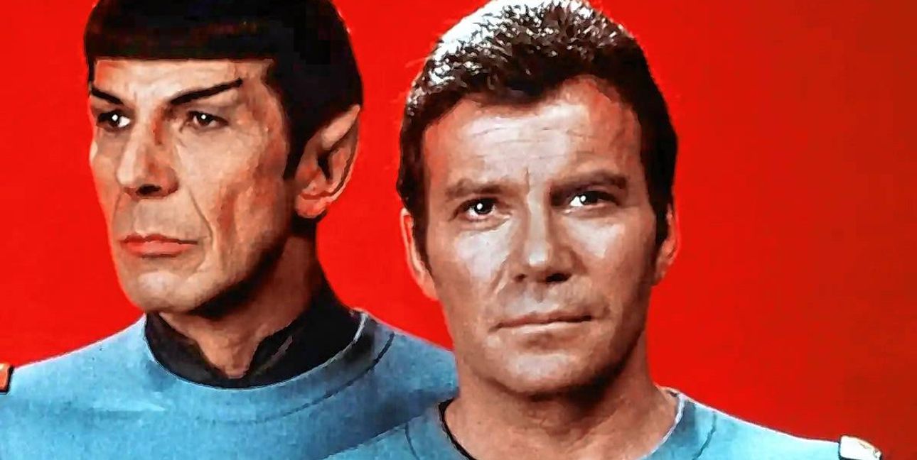 Männer in Strampelanzügen: William Shatner (re.) als Captain James T. Kirk und Leonard Nimoy als Mr. Spock in „Star Trek – Der Film“ (1979).