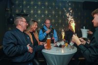 Beste Stimmung im Bootshaus.