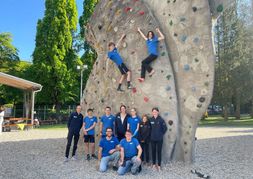 Leistungsgruppe des DAV Böblingen und das Trainerteam.