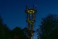 Eine Augenweide: Der beleuchtete Schönbuchturm.