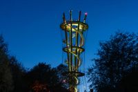 Eine Augenweide: Der beleuchtete Schönbuchturm.