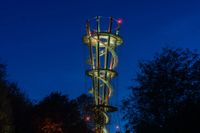 Eine Augenweide: Der beleuchtete Schönbuchturm.